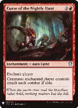 Curse of the Nightly Hunt (90), The List Reprints — Magic card price