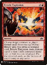 Erratic Explosion (41), The List Reprints — Magic card price