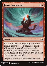 Fierce Invocation (98), The List Reprints — Magic card price