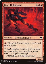 Fiery Hellhound (284), The List Reprints — Magic card price