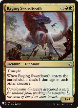 Raging Swordtooth (226), The List Reprints — Magic card price