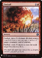 Fireball (IMA) (128), The List Reprints — Magic card price