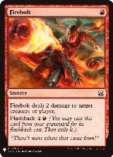 Firebolt (37), The List Reprints — Magic card price