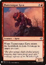 Flametongue Kavu (48), The List Reprints — Magic card price