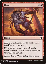 Fling (132), The List Reprints — Magic card price