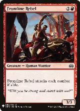 Frontline Rebel (82), The List Reprints — Magic card price