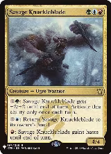 Savage Knuckleblade (197), The List Reprints — Magic card price