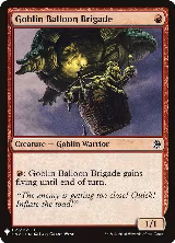 Goblin Balloon Brigade (159), The List Reprints — Magic card price