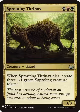 Sprouting Thrinax (189), The List Reprints — Magic card price