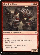 Granitic Titan (95), The List Reprints — Magic card price