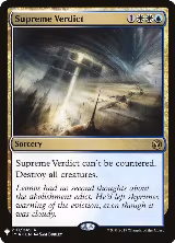 Supreme Verdict (210), The List Reprints — Magic card price