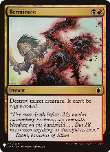 Terminate (CMA) (195), The List Reprints — Magic card price