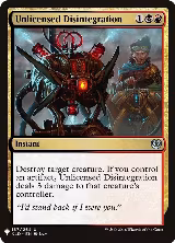 Unlicensed Disintegration (187), The List Reprints — Magic card price