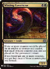 Winding Constrictor (140), The List Reprints — Magic card price