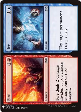 Fire // Ice (225), The List Reprints — Magic card price