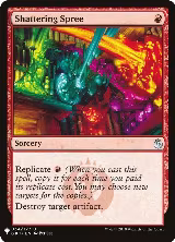Shattering Spree (34), The List Reprints — Magic card price