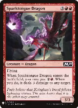 Sparktongue Dragon (159), The List Reprints — Magic card price