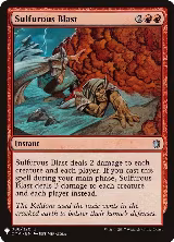 Sulfurous Blast (88), The List Reprints — Magic card price