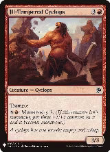 Ill-Tempered Cyclops (166), The List Reprints — Magic card price