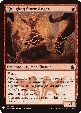 Kolaghan Stormsinger (145), The List Reprints — Magic card price