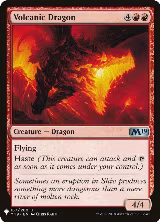 Volcanic Dragon (M19) (167), The List Reprints — Magic card price