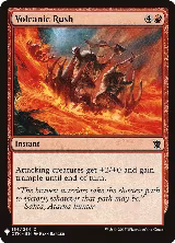 Volcanic Rush (166), The List Reprints — Magic card price