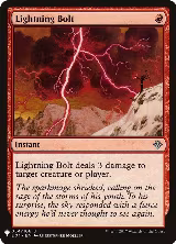Lightning Bolt (E01) (54), The List Reprints — Magic card price