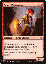 Young Pyromancer (DDS) (20), The List Reprints — Magic card price