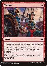 Mutiny (106), The List Reprints — Magic card price