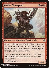 Ondu Champion (149), The List Reprints — Magic card price