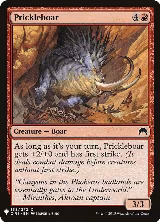 Prickleboar (158), The List Reprints — Magic card price