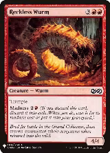 Reckless Wurm (144), The List Reprints — Magic card price