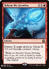 Release the Gremlins (096/184), The List Reprints — Magic card price