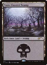 Snow-Covered Swamp (3) (3) — card price
