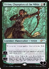 Vivien, Champion of the Wilds (Stained Glass) (519) — card price