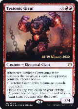Tectonic Giant (158), Prerelease Cards — Magic card price
