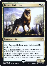 Bronzehide Lion (210), Prerelease Cards — Magic card price