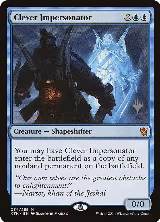 Clever Impersonator (34), Promo Pack: Theros Beyond Death — Magic card price