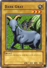 Dark Gray (LOB-011), The Legend of Blue Eyes White Dragon — Yu-Gi-Oh! card price