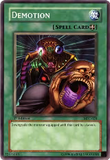 Demotion (MFC-029), Magician's Force — Yu-Gi-Oh! card price