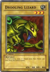 Drooling Lizard (LOB-115), The Legend of Blue Eyes White Dragon — Yu-Gi-Oh! card price