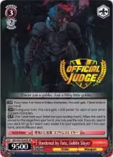 Burdened by Fate, Goblin Slayer (Alternate Art Promo) (GBS/S63-E034PR PR) — card price