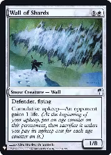 Wall of Shards (23), The List Reprints — Magic card price