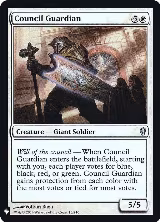 Council Guardian (15), The List Reprints — Magic card price