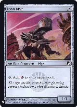 Iron Myr (168), The List Reprints — Magic card price