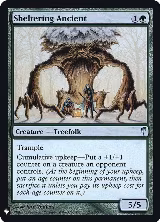 Sheltering Ancient (121), The List Reprints — Magic card price