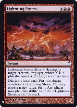 Lightning Storm (89), The List Reprints — Magic card price