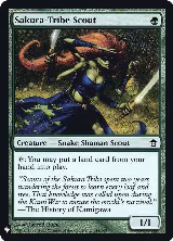Sakura-Tribe Scout (144), The List Reprints — Magic card price