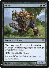 Rhox (291), The List Reprints — Magic card price