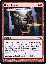 Fiery Gambit (90), The List Reprints — Magic card price